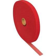 FASTECH T0601513391125 Nastro a strappo per raggruppare Lato morbido e lato rigido (L x L) 25000 mm x 15 mm Rosso 25 m