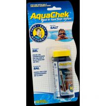 Strisce analitiche bianche di sale Aquachek per livelli di sale.