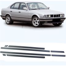 Listelli decorativi per auto - per BMW Serie 5 E34 berlina/station wagon 1988-1996 - 8 pezzi - nero