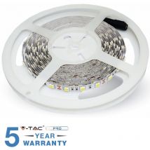 Striscia led bobina V-tac 5M smd 5050 300 led 24V 10W/M luce naturale