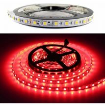 Striscia Led Rosso 5050 Smd Luce Rossa Strip 5mt Illuminazione Casa Bar Negozio