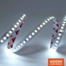 Striscia Led Serie h.e. 90W 13000lm 24V IP20 pcb 10mm bobina da 800 smd 2835 - Fredda 6000K