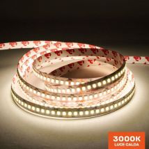 Striscia Led Serie h.e. 96W 12.500lm 24V IP65 pcb 10.5mm Bobina da 1050 smd 2835 - Calda 3000K