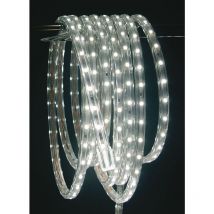Striscia Luci led fissa 6 mt decorazioni illuminazione interni 28,8 w - Led Bianco