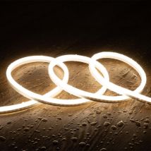 Striscia Neon led Regolabile 220V SFLEX8 IP65 su Misura Taglio ogni 100 cm Bianco Naturale 40 m