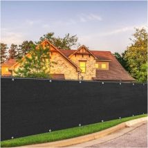 Striscia ombreggiante Frangivista in Pvc per cancelli balconi e ringhiere - Antracite