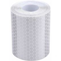 Striscia riflettente KZQ, 5 cm di larghezza x 3 m di lunghezza, catarifrangenti per autoveicoli, rimorchi, trattori, camion, avvertimento di