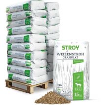Strohgranulat Einstreu 15kg x 20 Sack 300kg - Stroy
