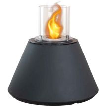 Frankystar - Stromboli - Cheminée au bioéthanol de sol ø 60xH56 cm, gris