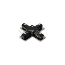 V-tac - Stromschienen 2 - x - Verbinder Schwarz