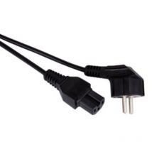 Goobay Warmgerätekabel, 120 °c, 2 m, schwarz