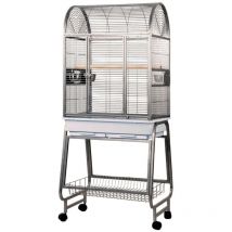 Strong - Cage pour perroquets Villa Nora Gris 67,7 x 51,5 x 154 cm