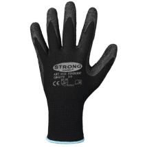 Gant Finegrip Taille 12 Noir En 388 Catégorie Epi Ii Nylon Avec Latex Rétréci