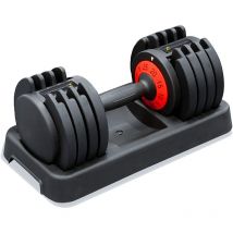 Strongology Tundra 25 Home Fitness Adjustable Smart Dumbbell from 5kg to 25 kg Training Weights