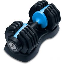 Strongology Urban25 Home Fitness Black and Blue Adjustable Smart Dumbbell from 2.5kg upto 25kg Training Weights