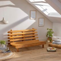 Terre De Nuit - Structure futon 160x200 cm en bois massif naturel