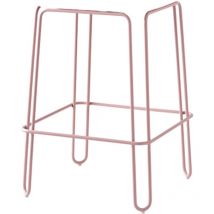 Structure métal pour tabouret SACHA rose - assise à commander séparemment