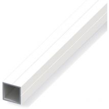 Tube carré de 0.3m Ø23.5mm pour M20 pvc blanc