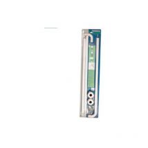 Structure tube de rideau de baignoire en l en aluminium peint 80 x 80-220 cm