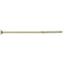 Holzschraube Strukturkopf, Gelb Verzinkt, Torx 10x220 Mm, T40, 50 Stück In Der Packung