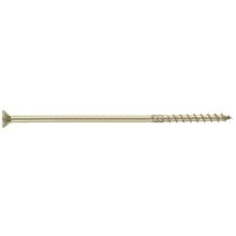 Holzschraube Mit Senkkopf – Gelb Verzinkter Stahl – Torx 8x140 Mm – T40 – Packung Mit 50