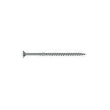 Holzschraube mit Senkkopf - Elektroverzinkter Stahl weiß - Anti-Split-Spitze - Torx 6x100mm - T30 - Packung mit 100 Stück
