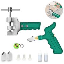 Strumenti Tagliavetro professionale Tagliapiastrelle Taglierina per ceramica Taglierina manuale Pinze per rompere il vetro Kit di strumenti