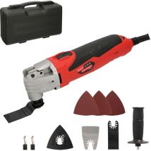 Strumento multifunzione oscillante da 300 Watt. Con accessori 23.000 giri/min
