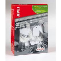 Valuex Strung Tickets 36x53mm White (Pack 500)