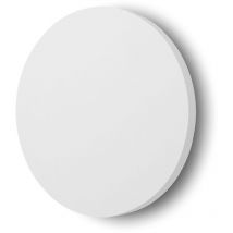 Applique Led da parete in gesso 6W rotonda Bianco caldo 3000K Novaline
