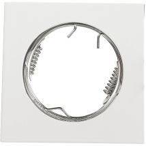 Struttura incasso Reflex quadrata in metallo bianco 8.2x8.2 cm – Illuminazione interna – IP20
