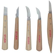 Stubai - Set de 5 couteaux à sculpter - Découpe