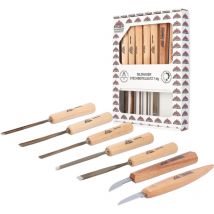 Stubai - Schnitzersatz mit Holzheft 7-teilig