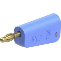 Stäubli - LM-4A-39 fiche banane mâle ø de la broche: 4 mm bleu 1 pc(s) 64.1045-23