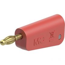 Stäubli - LM-4A-39 fiche banane mâle ø de la broche: 4 mm rouge 1 pc(s) 64.1045-22