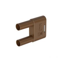 Stäubli - SKS-4N-19 fiche de liaison marron ø de la broche: 4 mm écartement entre les broches: 19 mm 1 pc(s) 66.4012-27