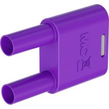 Stäubli - SKS2-4N-19 fiche de liaison violet ø de la broche: 4 mm écartement entre les broches: 19 mm 1 pc(s) 66.4010-26