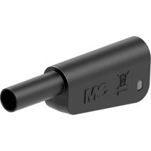 Stäubli - SLM-4N-46 fiche banane de sécurité mâle ø de la broche: 4 mm noir 1 pc(s) 66.2024-21