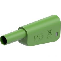 Stäubli - SLQ-4N-46 Fiche banane de sécurité mâle ø de la broche: 4 mm vert 1 pc(s) D662222