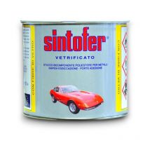 Stucco bicomponente per metallo vetrificato ambrato con fibre di vetro 750ml alta resistenza meccanica ideale rinforzi