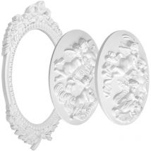 Stucco Frame Rilievo della parete Immagine e specchio Perfetto K4051: Rilievo a parete K4050