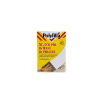 Stucco Per Interni Bianco 1 Kg - Riparazioni Murali Facile Applicazione - Polyfilla