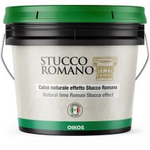 Stucco decorativo Oikos Stucco Romano bianco Kg. 1