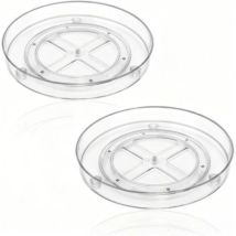 Stück 360° Drehbares Gewürzregal, Drehbare Kühlschrankablage, Transparente Drehbare Gewürzablage, 235 Cm Durchmesser, Zur Aufbewahrung Von 