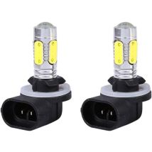 Stück Auto Lkw 5 Cob Led 7,5w 6500k Hid Weiße Nebelscheinwerfer Drl Lampen H27w / 2 881...