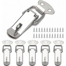 Gabrielle - Stück Hebelverschluss mit Federverschluss, Knebelverschluss mit Federverschluss, mit Haken, für Schrank, Box, Schublade, Schrank,