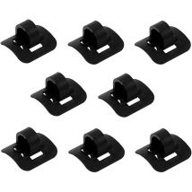 Stück Kabel-C-Clips, 21 x 20 mm, Fahrradbremskabel-Rohrführung, Aluminiumlegierungsverschluss mit 3M-Fahrradträger-Kabelschnalle zum Schalten von