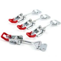 KZQ - Stück Knebelklemme aus Metall, Zugfunktion, Schnellverschluss, 4002, 184 kg/400 lb Tragkraft, Knebelknopfverschluss