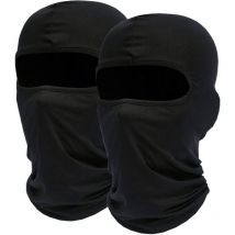 2 Stück Sturmhaube, Gesichtshaube, Skimaske, Motorradmaske, Fahrradmaske, Sturmhauben, dünn und atmungsaktiv, winddicht, multifunktional, für Damen