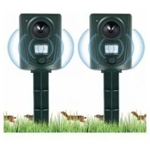 Stück Ultraschall-katzenvertreiber Für Den Garten, Katzenvertreiber Mit Erdspieß, Verhindert Hunde Und Katzen, Vögel, Für Gärten, Felder, Kindergärten